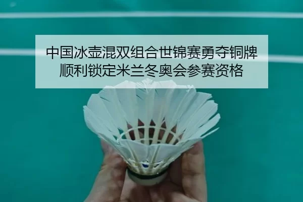中国冰壶混双组合世锦赛勇夺铜牌 顺利锁定米兰冬奥会参赛资格（Baowei Sports）